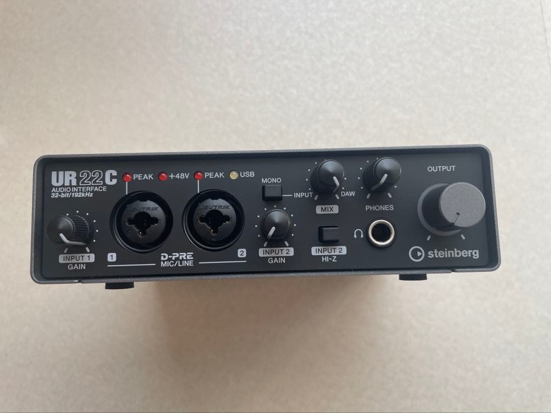 steinberg UR22C USBタイプC 搭載 スタインバーグ
