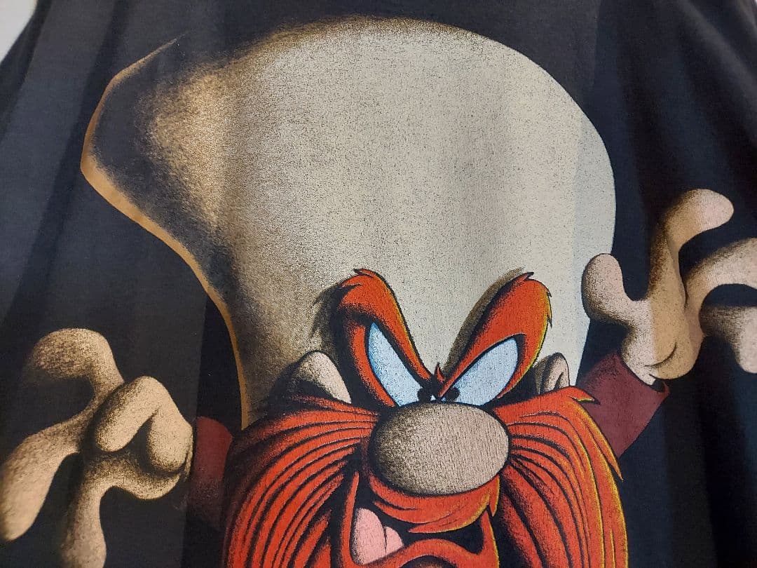 ヨセミテサム ブラックアウト Tシャツ ルーニーテューンズ ヴィンテージ アニメ