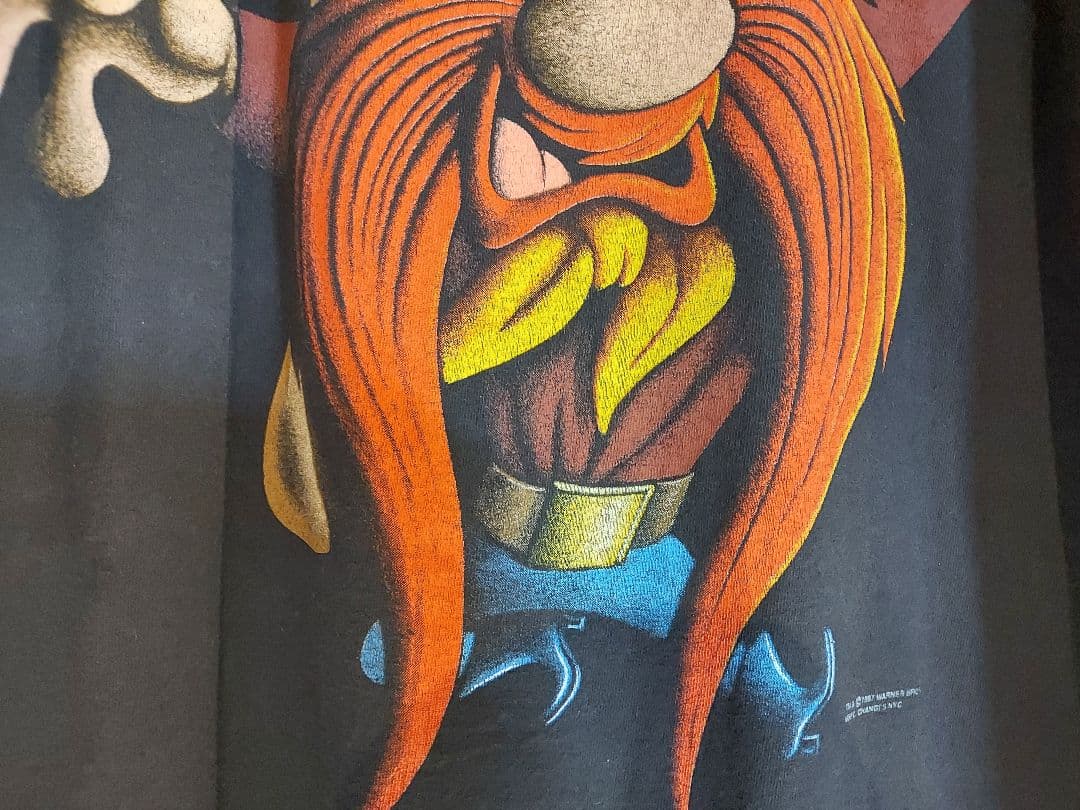 ヨセミテサム ブラックアウト Tシャツ ルーニーテューンズ ヴィンテージ アニメ