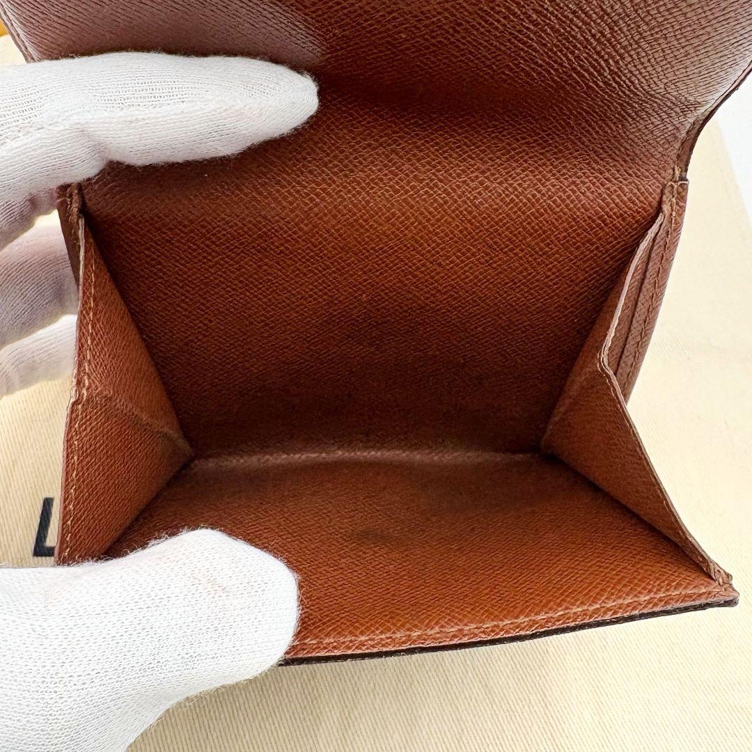 【美品】ルイヴィトン ポルト モネビエ カルトクレディ Wホック 三つ折り財布