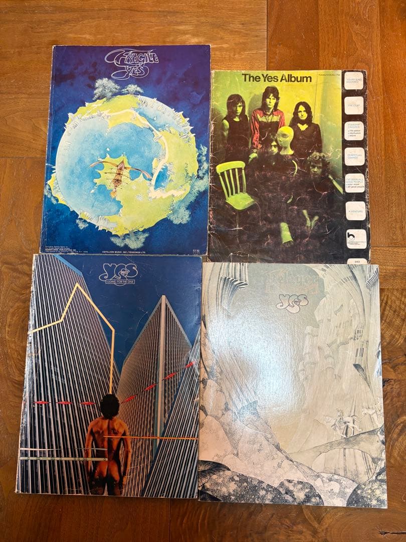 イエス（yes）の楽譜の16冊セット　バンドスコア