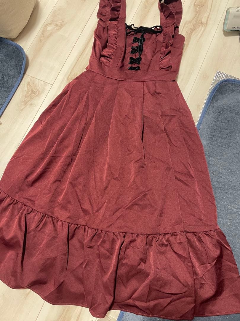 ロング丈ジャンスカ