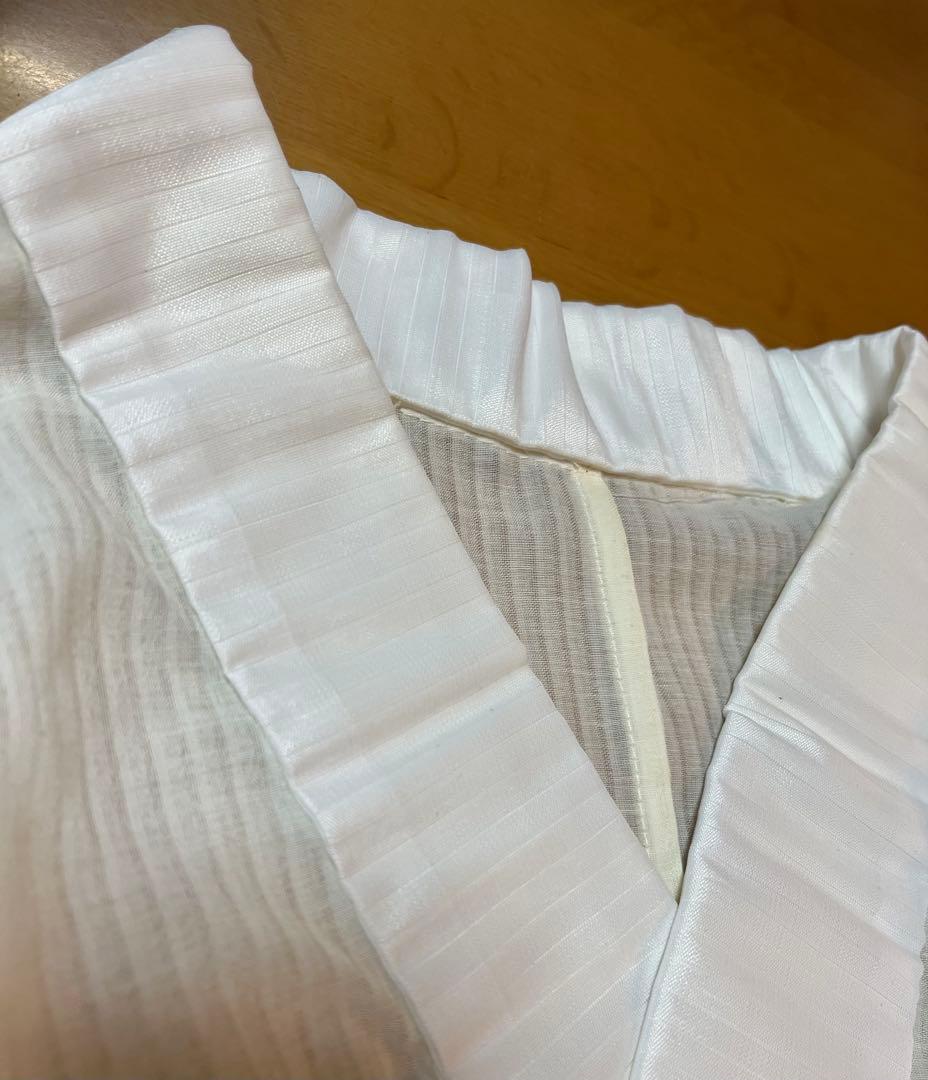 爽竹長襦袢❣️東レ 絽の半衿付・衣紋抜き付・涼しくて洗える長襦袢