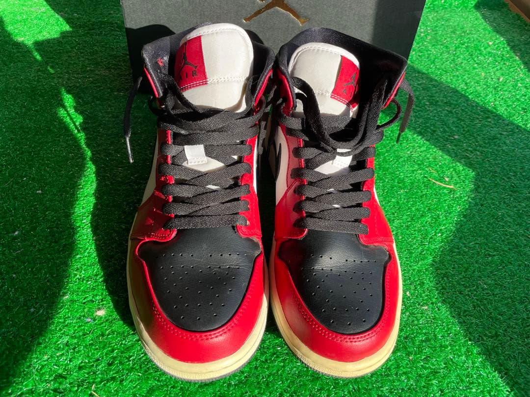 JORDAN 1 MID (554724-069)ジョーダン1 赤黒 26.5