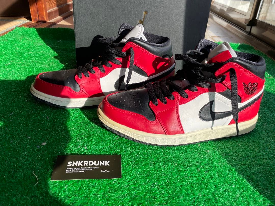 JORDAN 1 MID (554724-069)ジョーダン1 赤黒 26.5