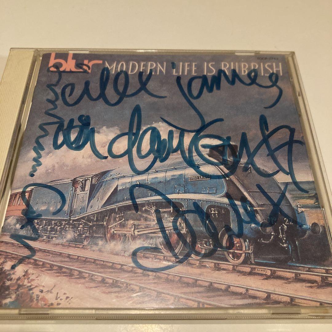 blur メンバー直筆サイン入りアルバム