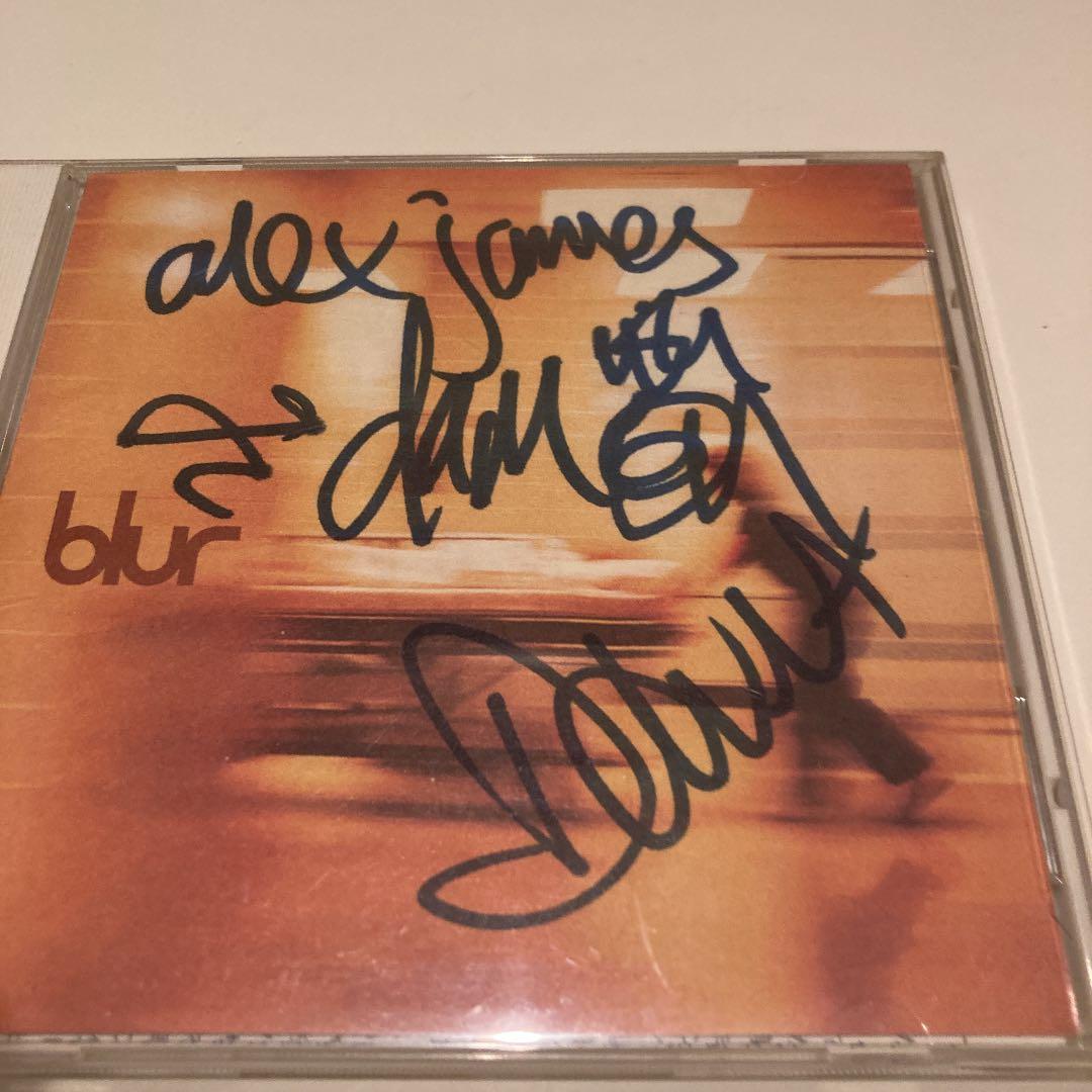 blur メンバー直筆サイン入りアルバム