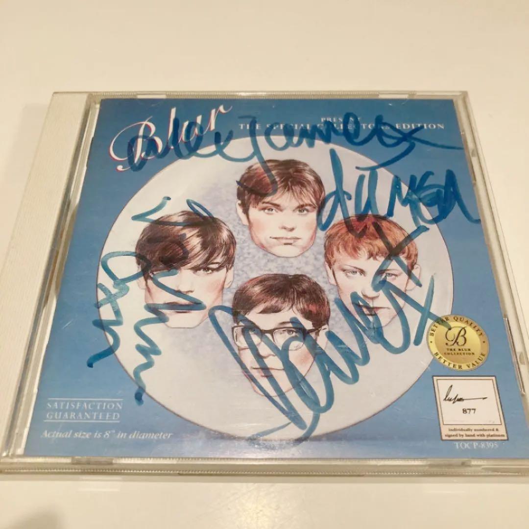 blur メンバー直筆サイン入りアルバム