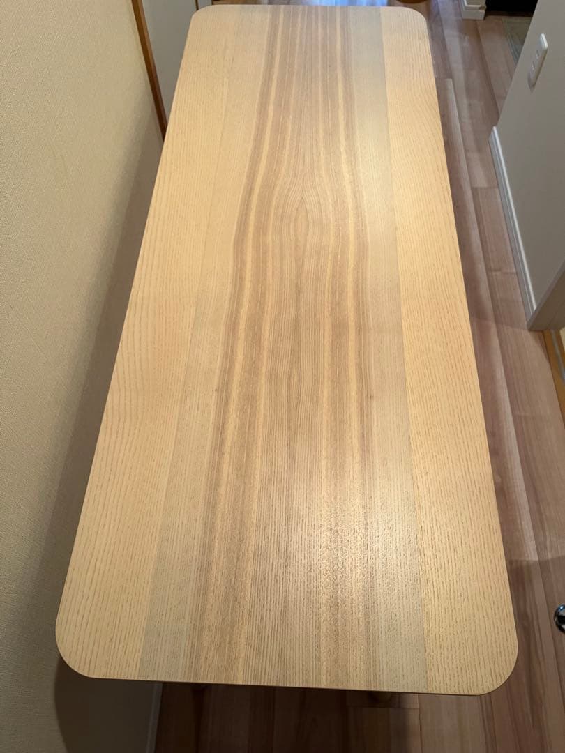 IKEA LISABO ナチュラル木製引き出し付きデスク