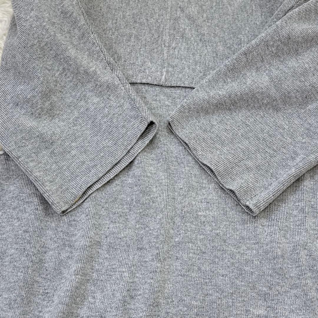 ピンキーアンドダイアン　レイヤードニットワンピース　カシミヤ混　グレー　38