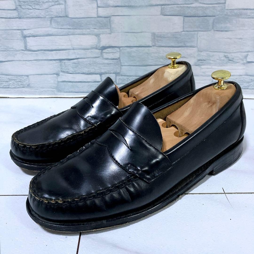 G.H.BASS ジーエイチバス ロファー LOGAN 革靴 黒 27 E