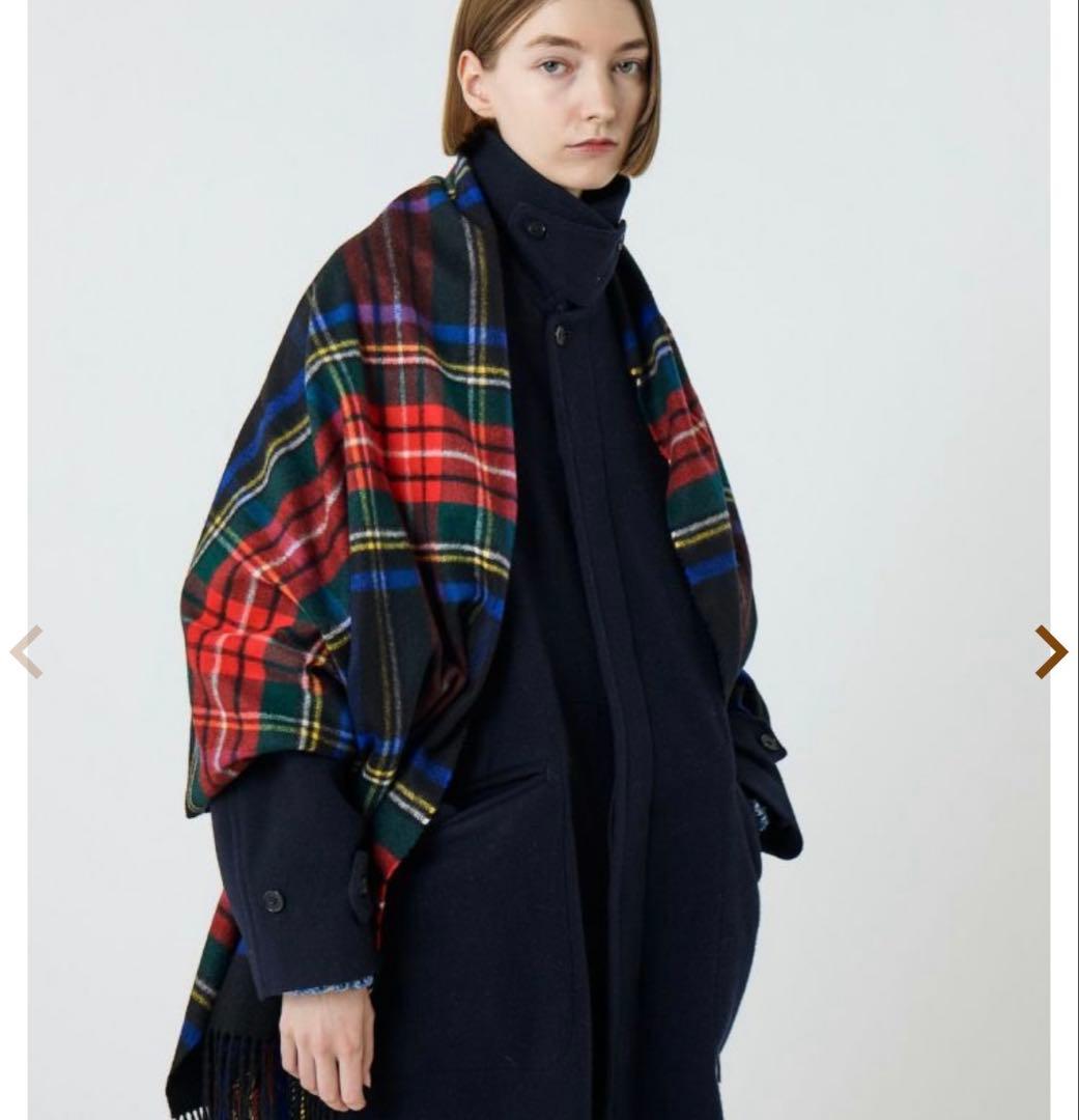 正規品　johnstons ジョンストンズ　チェック　カシミヤ　大判　ストール