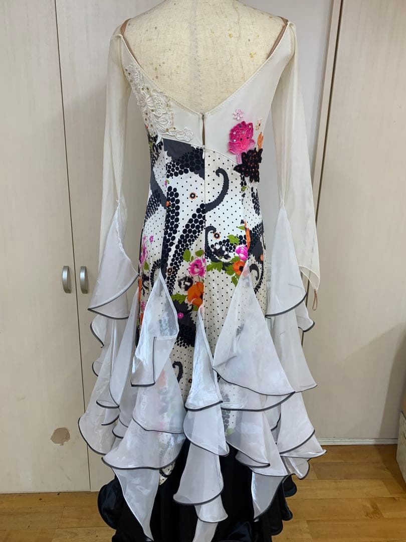 社交ダンス用フリルドレス