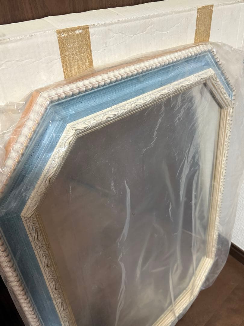 鏡 ミラー 壁掛け鏡 壁掛けミラー ウォールミラー イタリア製　80cm