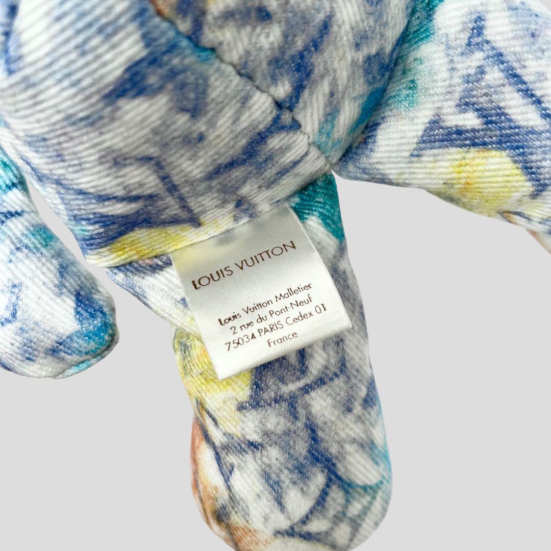 未使用品 ルイヴィトン ドゥドゥ ルイ テディベア モノグラム フラワー 人形
