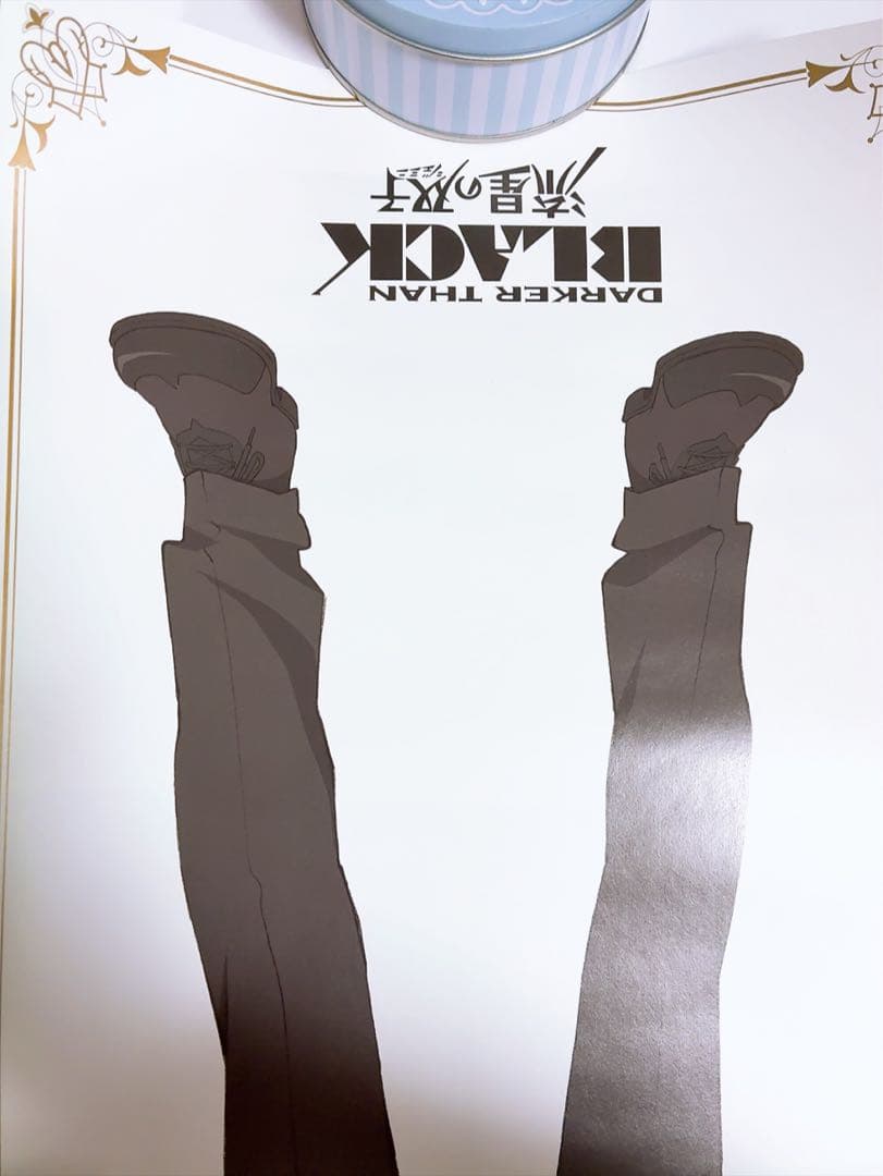 日*1様 DARKER THAN BLACK ポスター 黒 AnimeJapan