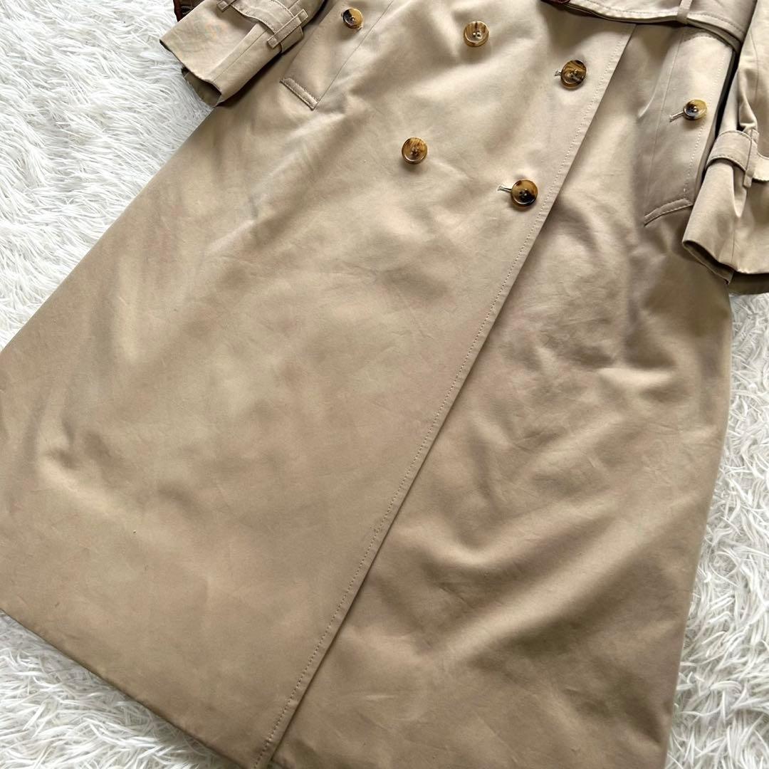 バーバリーロンドン　トレンチコート　ライナー　　ベルト付き　ベージュ　ロング　S