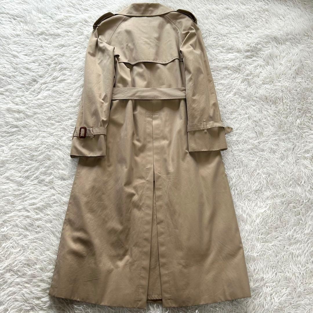 バーバリーロンドン　トレンチコート　ライナー　　ベルト付き　ベージュ　ロング　S