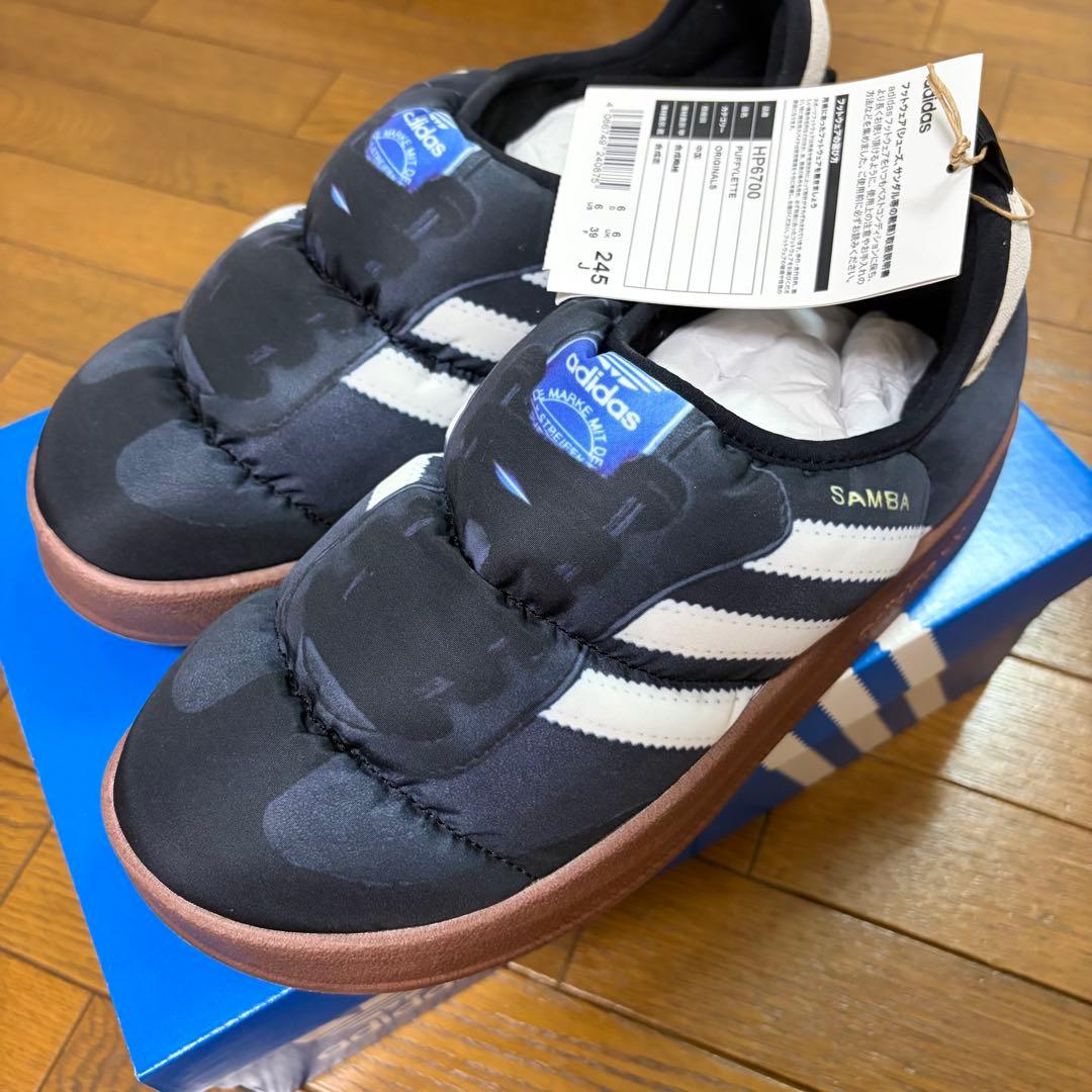 新品　adidas パフィレッタ HP6700 24.5センチ　ブラック