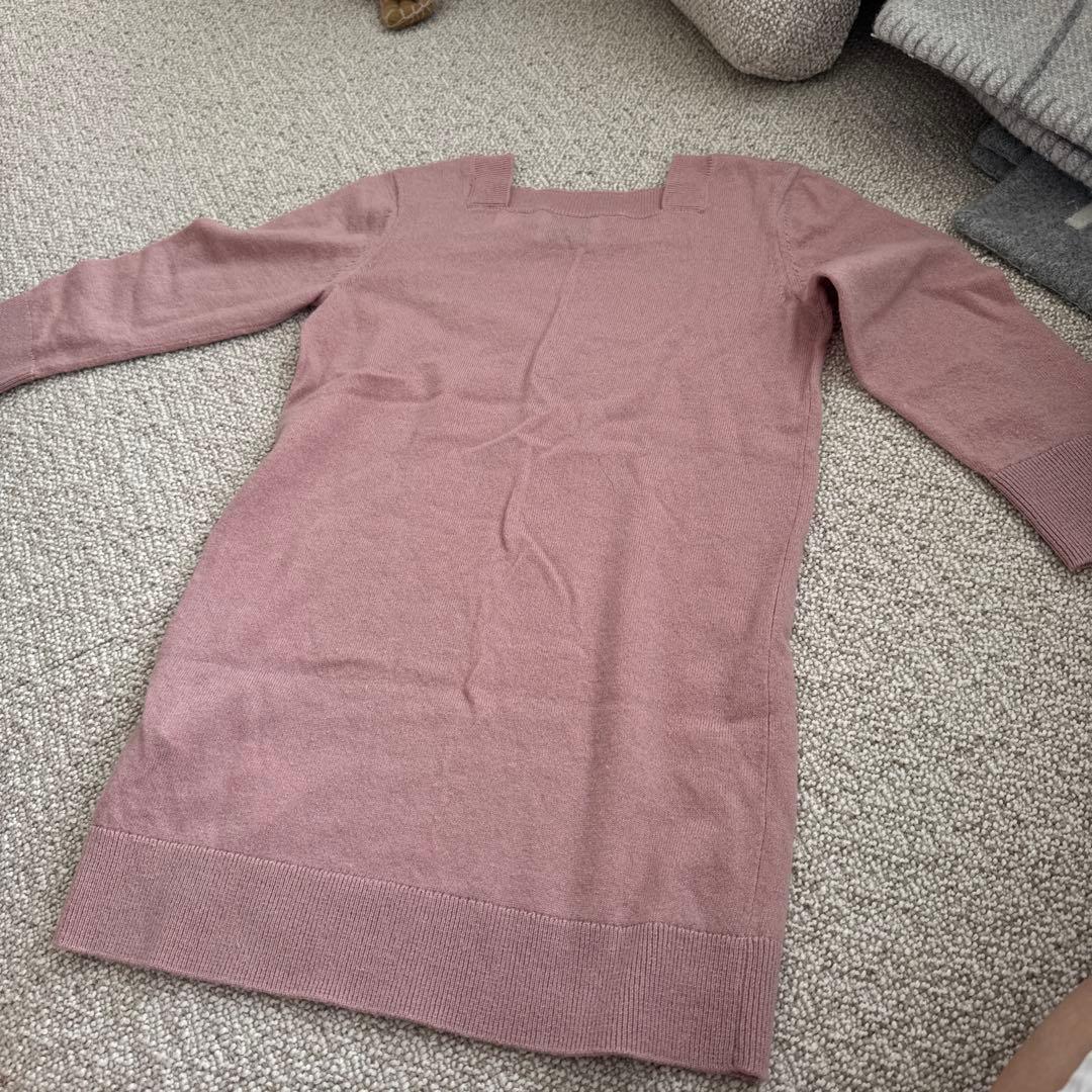 BURBERRY ピンク 長袖ワンピース 4Y バーバリー