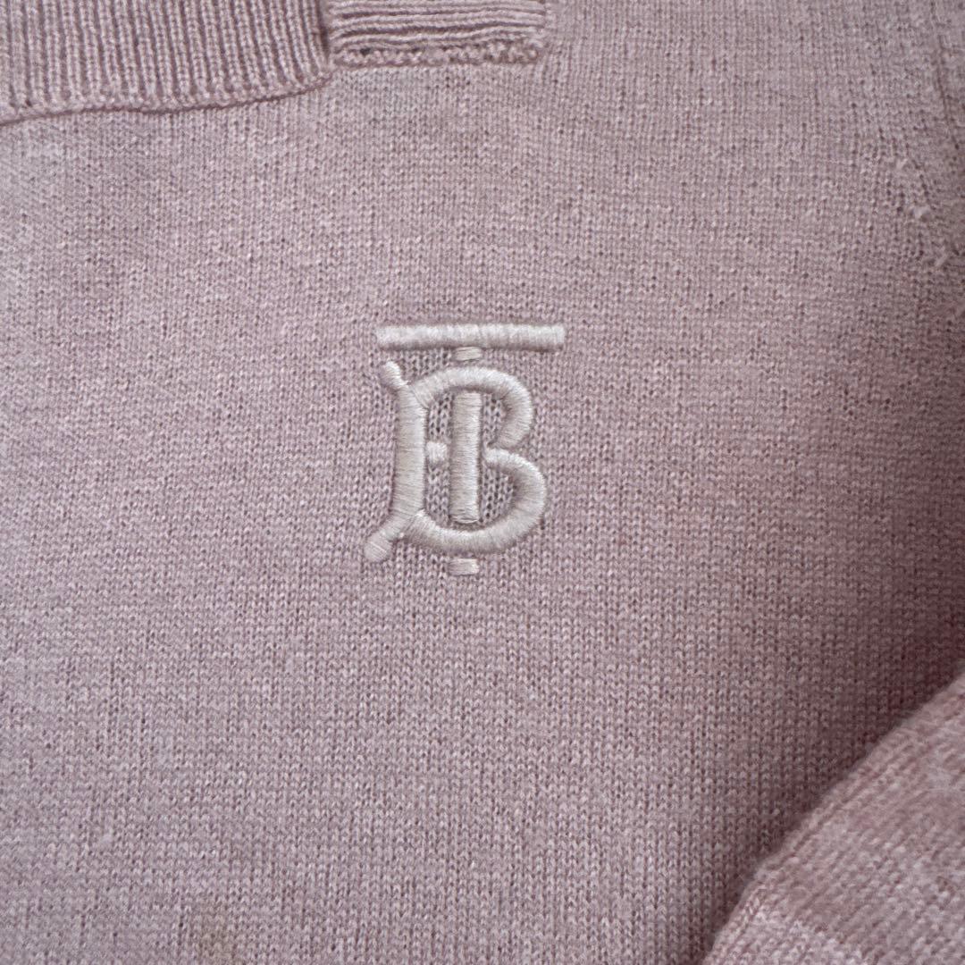 BURBERRY ピンク 長袖ワンピース 4Y バーバリー