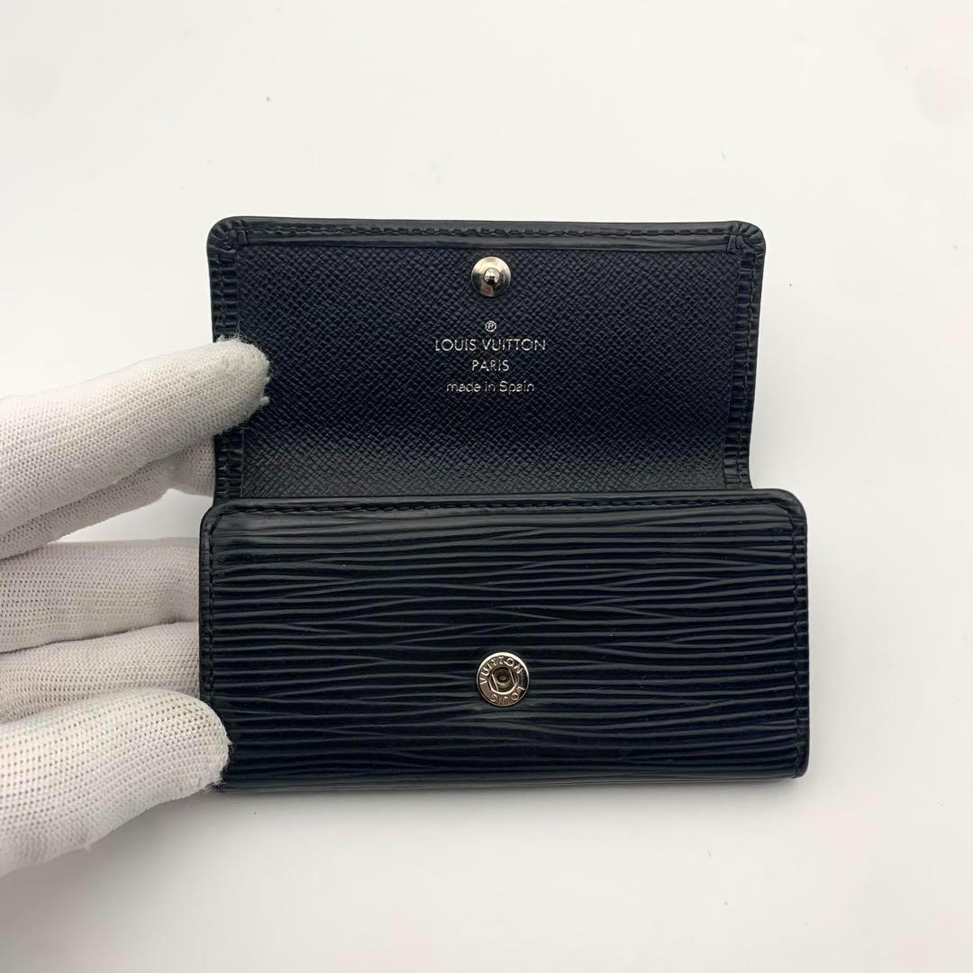 ✨美品✨ルイヴィトン ミュルティクレ4連 キーケース キーホルダー エピ 黒