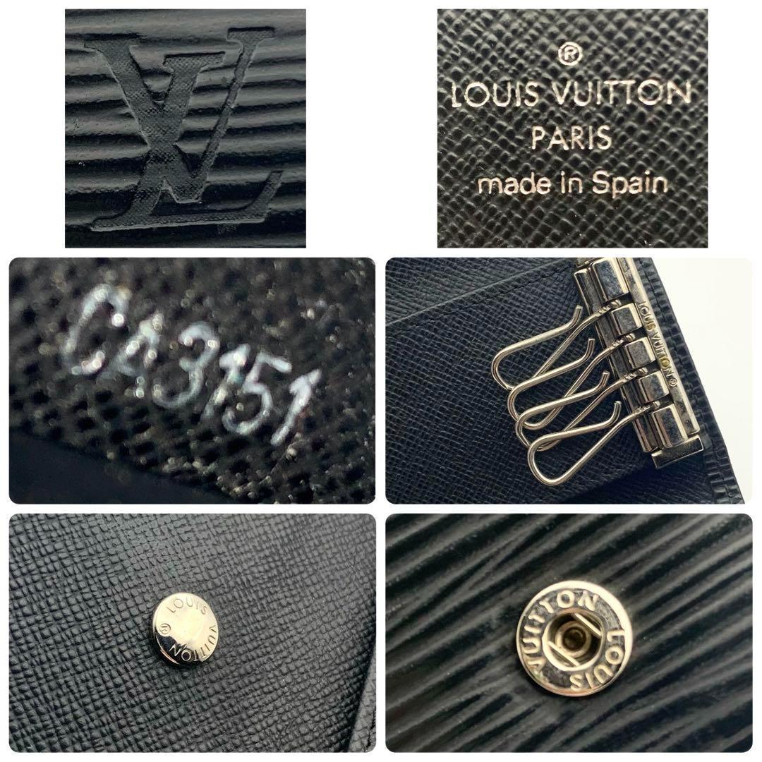 ✨美品✨ルイヴィトン ミュルティクレ4連 キーケース キーホルダー エピ 黒