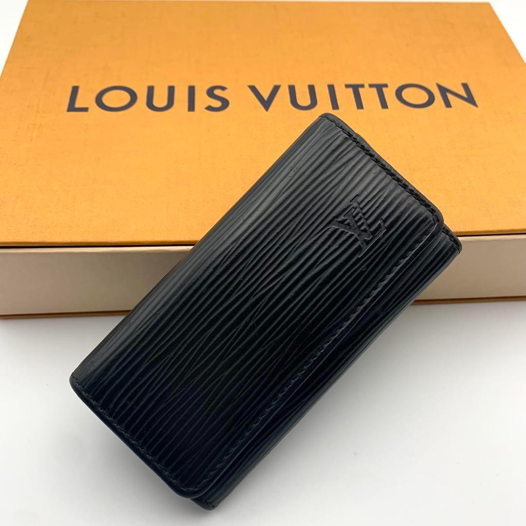 ✨美品✨ルイヴィトン ミュルティクレ4連 キーケース キーホルダー エピ 黒