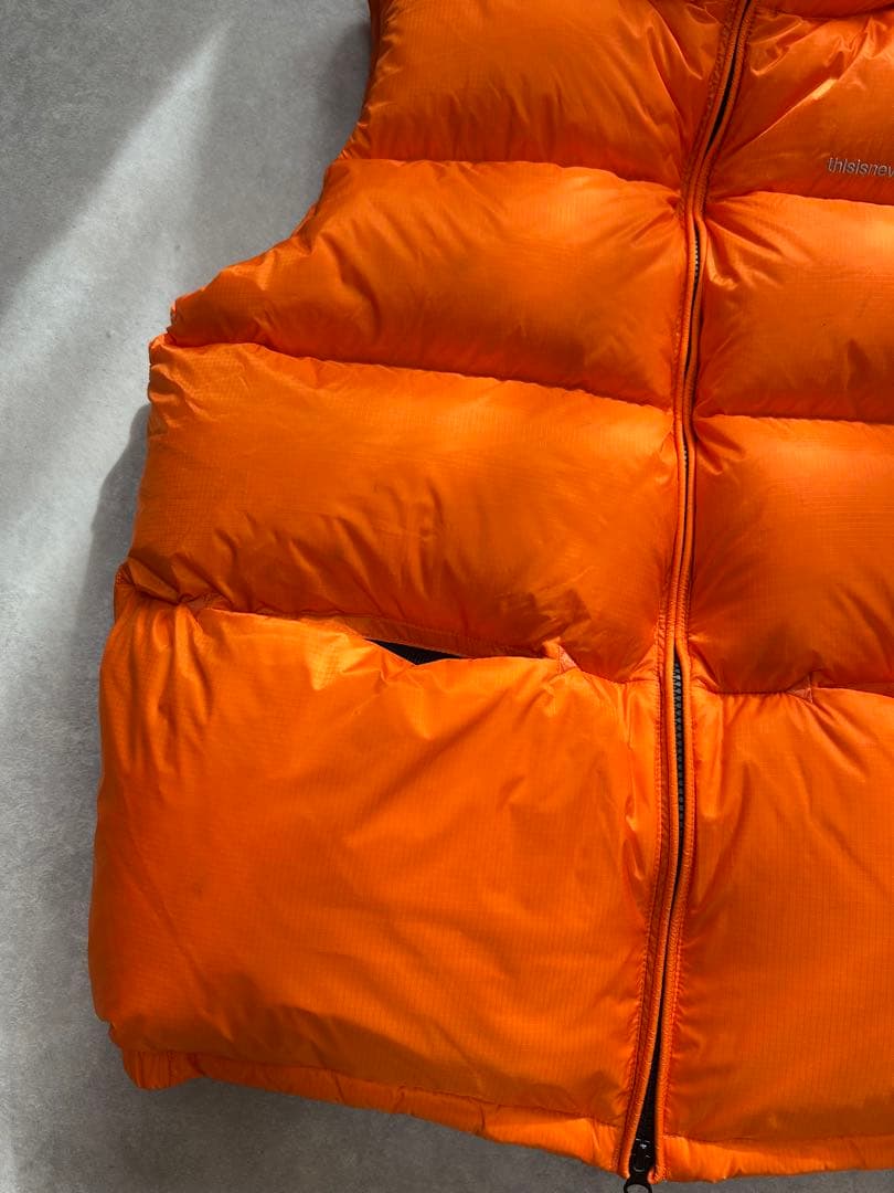 極美品 thisisneverthat 軽量 肉厚 PERTEX ダウン ベスト