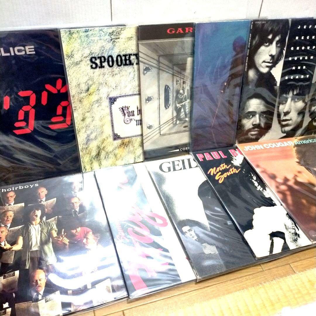 洋盤LPレコードまとめ売り/10枚セット/POLICE/JEFF BECK他