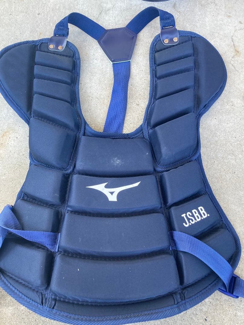 Mizuno キャッチャー用防具セット ネイビー