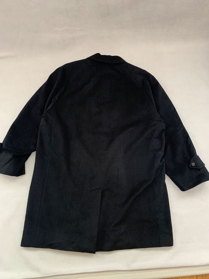 バーバリーロンドン　アンゴラ、カシミア混合　コート　ネーム入り　Mサイズ