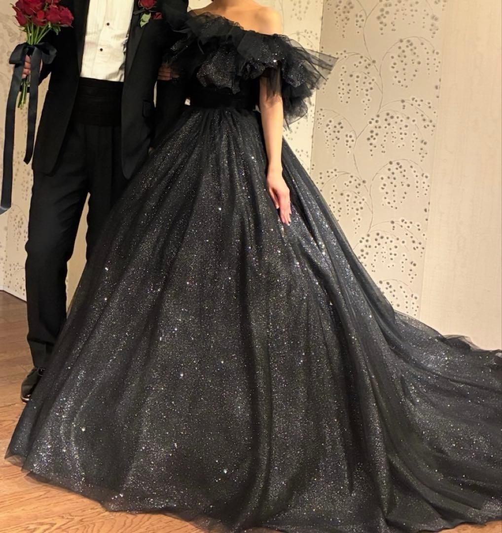 【カラードレス】　黒