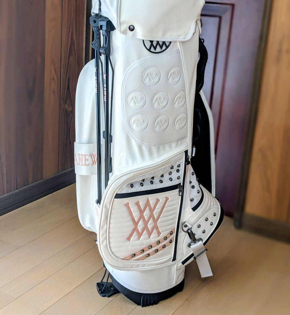 ANEW （美品）⭐️ スタンドキャディバッグ　透明カバー、ベルト未使用