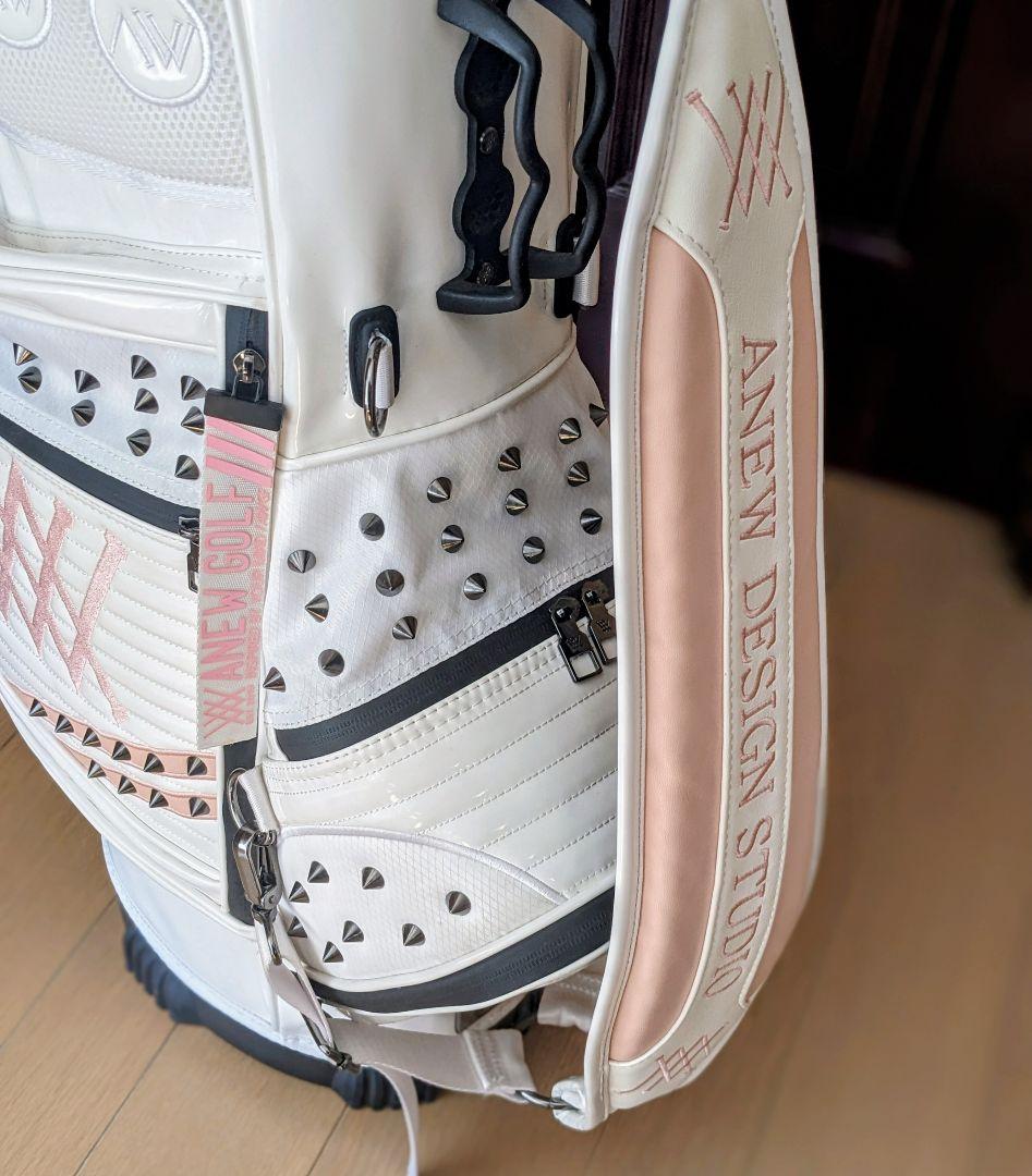 ANEW （美品）⭐️ スタンドキャディバッグ　透明カバー、ベルト未使用