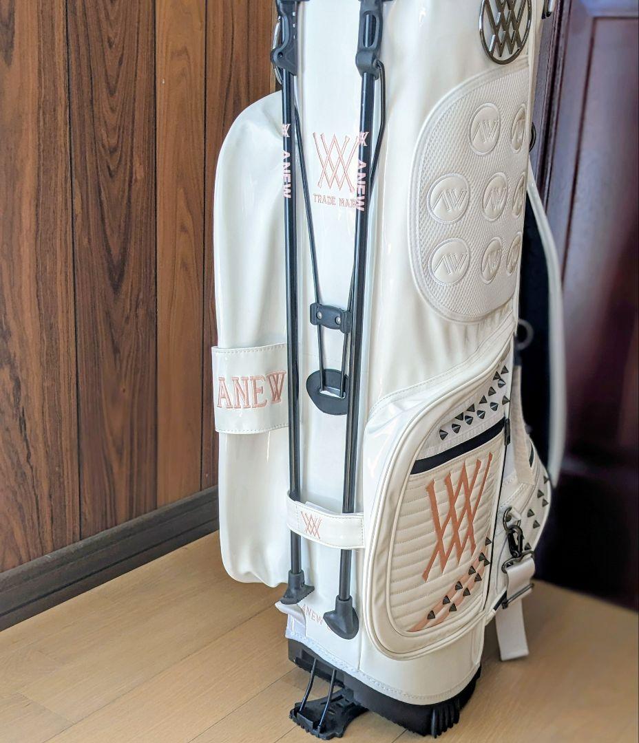 ANEW （美品）⭐️ スタンドキャディバッグ　透明カバー、ベルト未使用