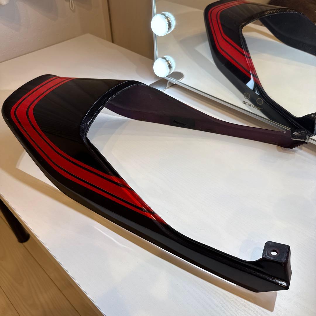 ゼファー400 ブラック 赤ストライプ カウル