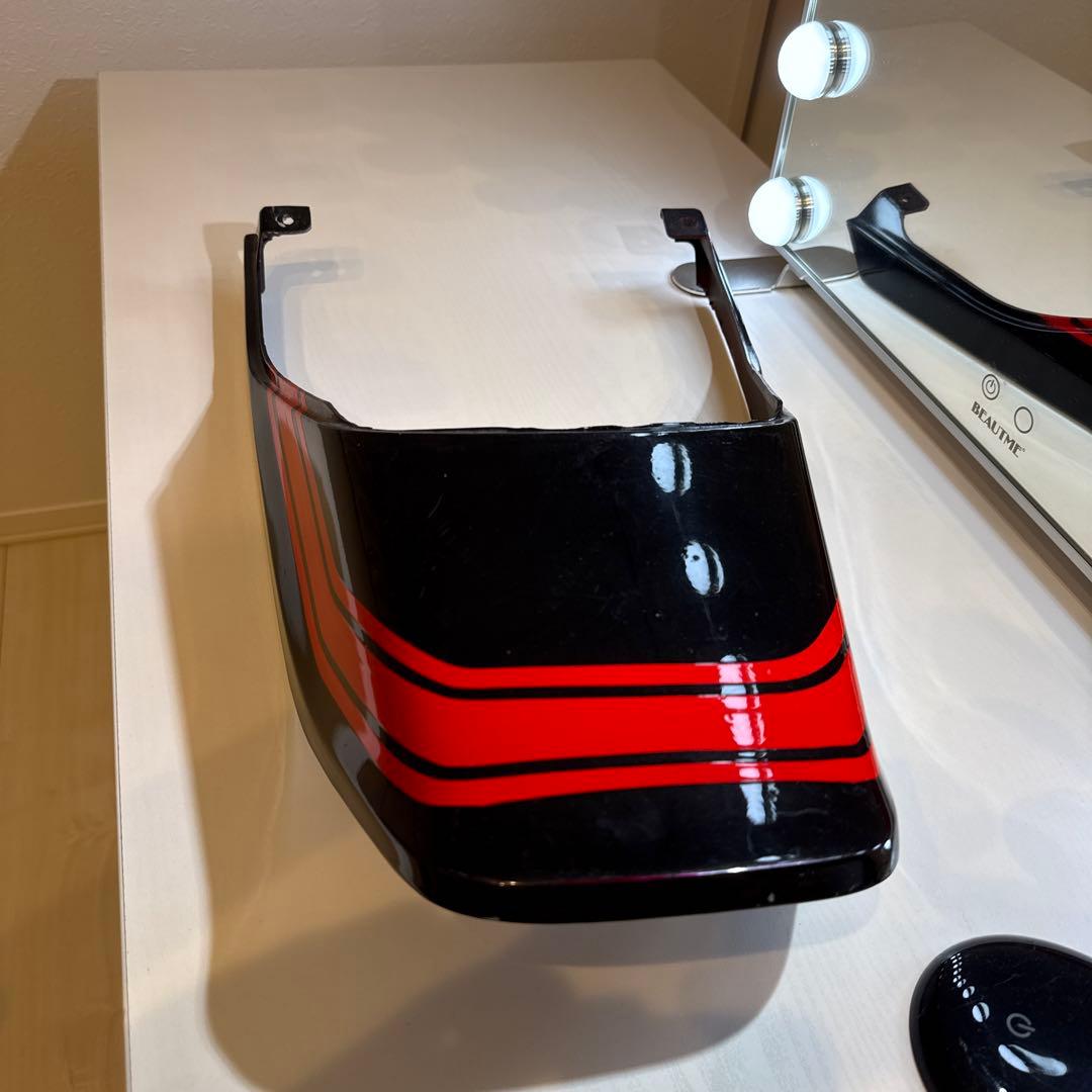 ゼファー400 ブラック 赤ストライプ カウル