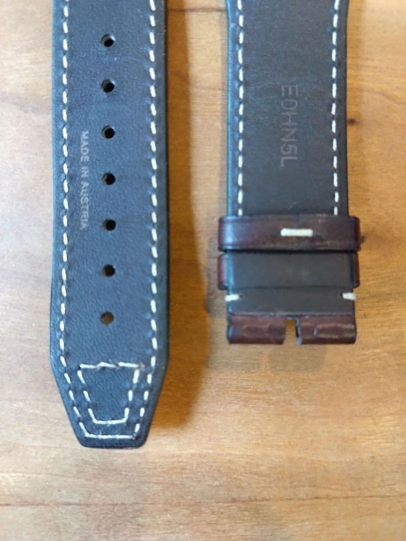 IWC 純正 EASX-CHANGE カーフスキン ブラウンレザーストラップ