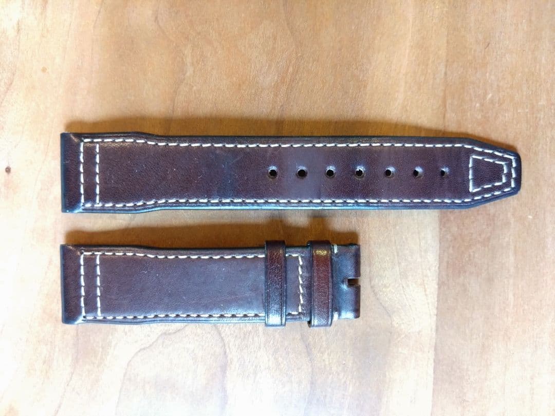 IWC 純正 EASX-CHANGE カーフスキン ブラウンレザーストラップ