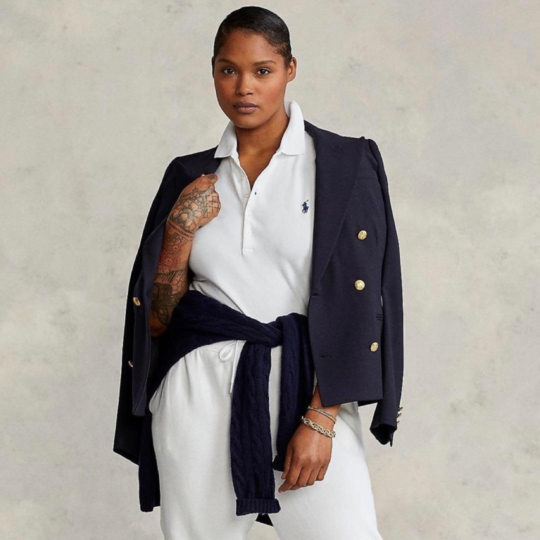 【タグ付き新品】ポロラルフローレン スリムフィットポロシャツＳ白 正規品 未開封