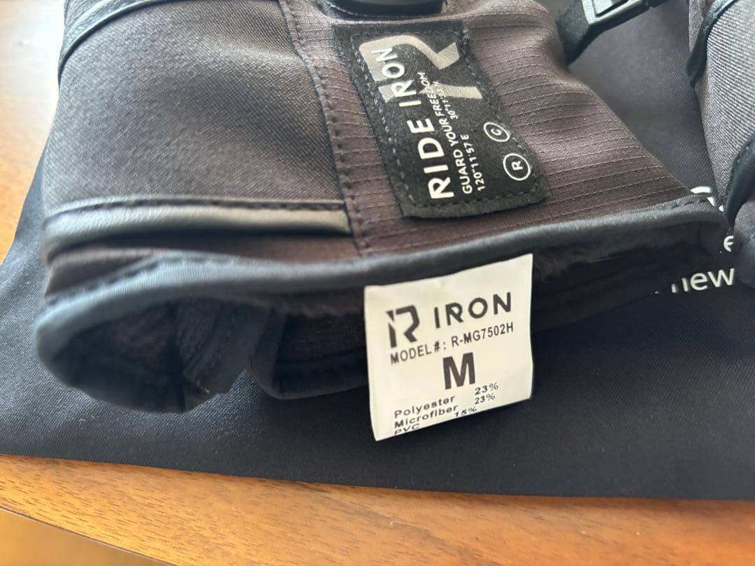 【完売品】RIDEIRON 冬用防水スマート電熱 バイク用グローブ Mサイズ