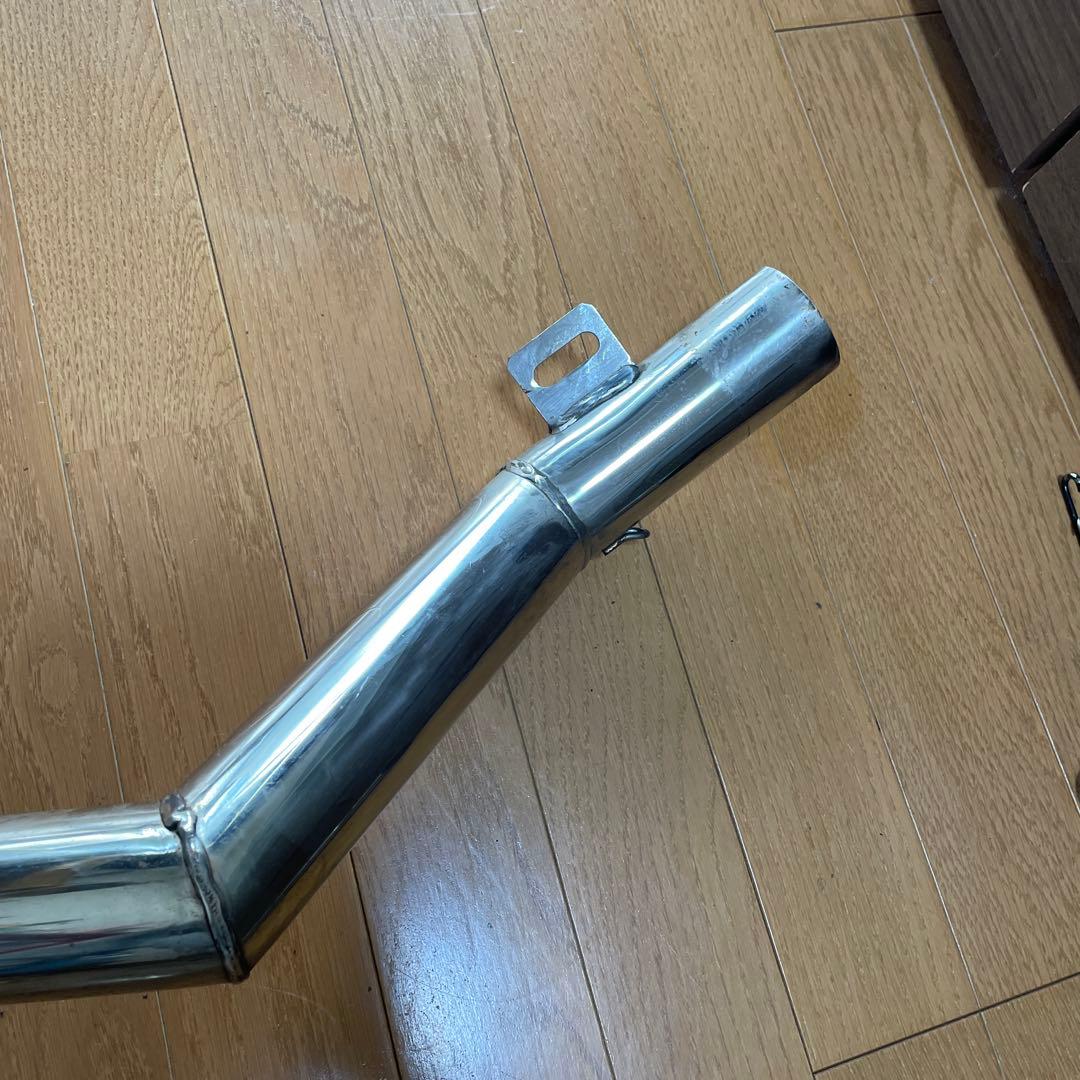 エイプ50(fi)専用　手曲げ　ワンズ菅　爆音菅