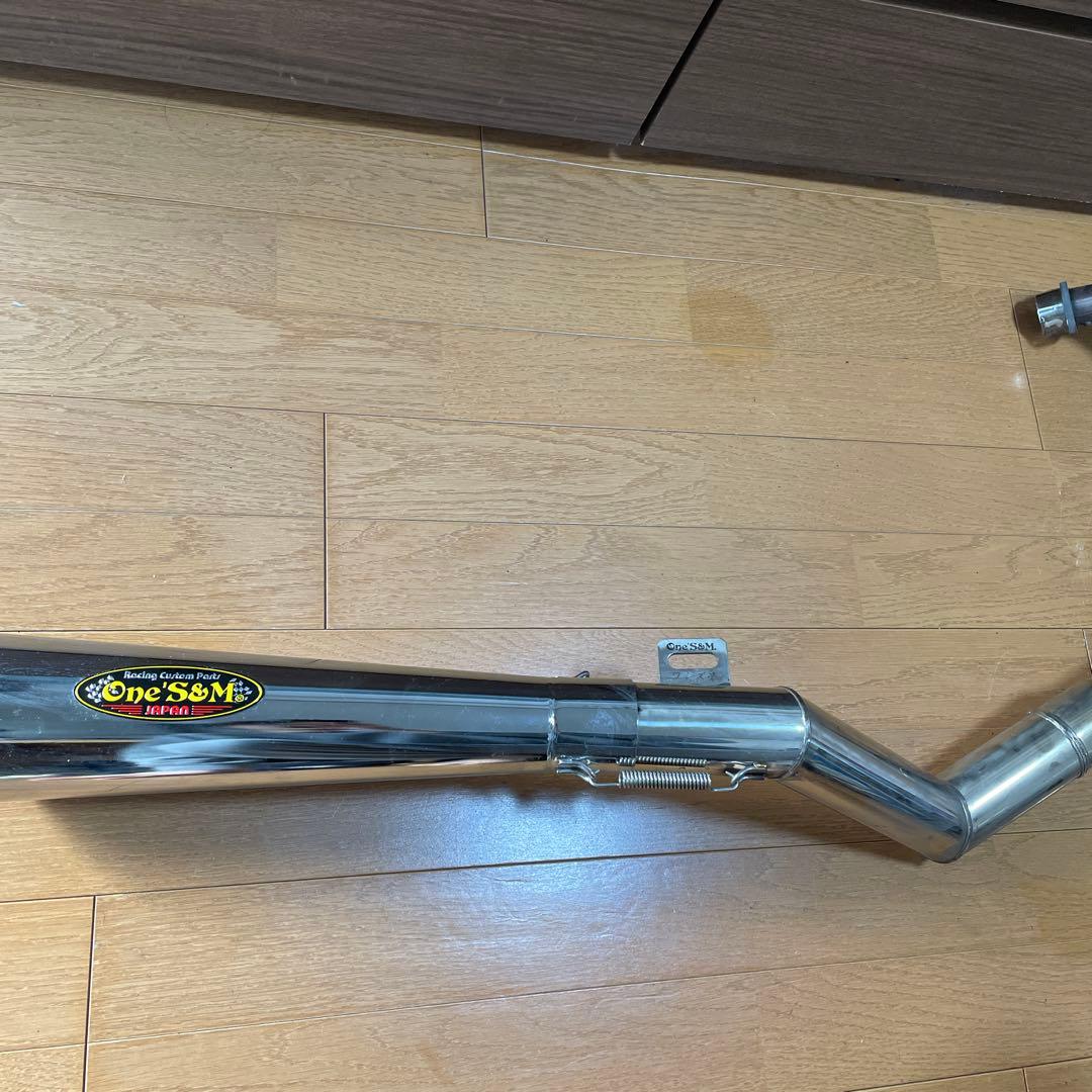 エイプ50(fi)専用　手曲げ　ワンズ菅　爆音菅