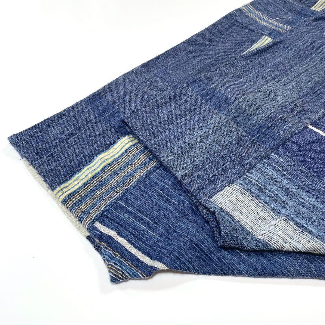 美品 タマキニイメ タルンパンツ サルエル 総柄 マルチカラー ブルー