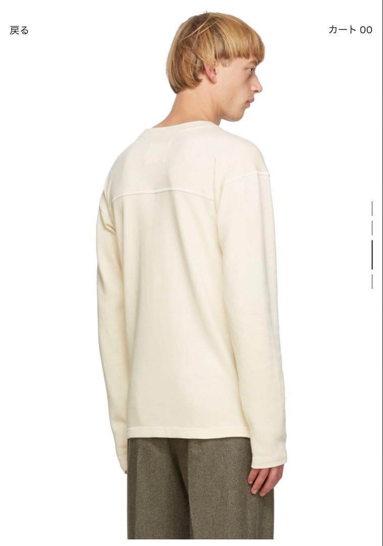 【未使用品】JIL SANDER パネル　ロングスリーブTシャツ