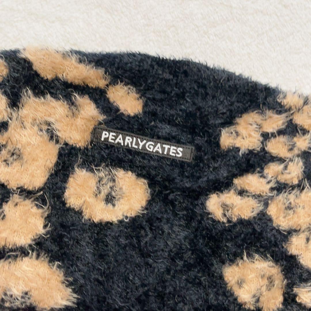 近年　パーリーゲイツ 　セットアップ　スカート　アニマル　ひょう　レオパード