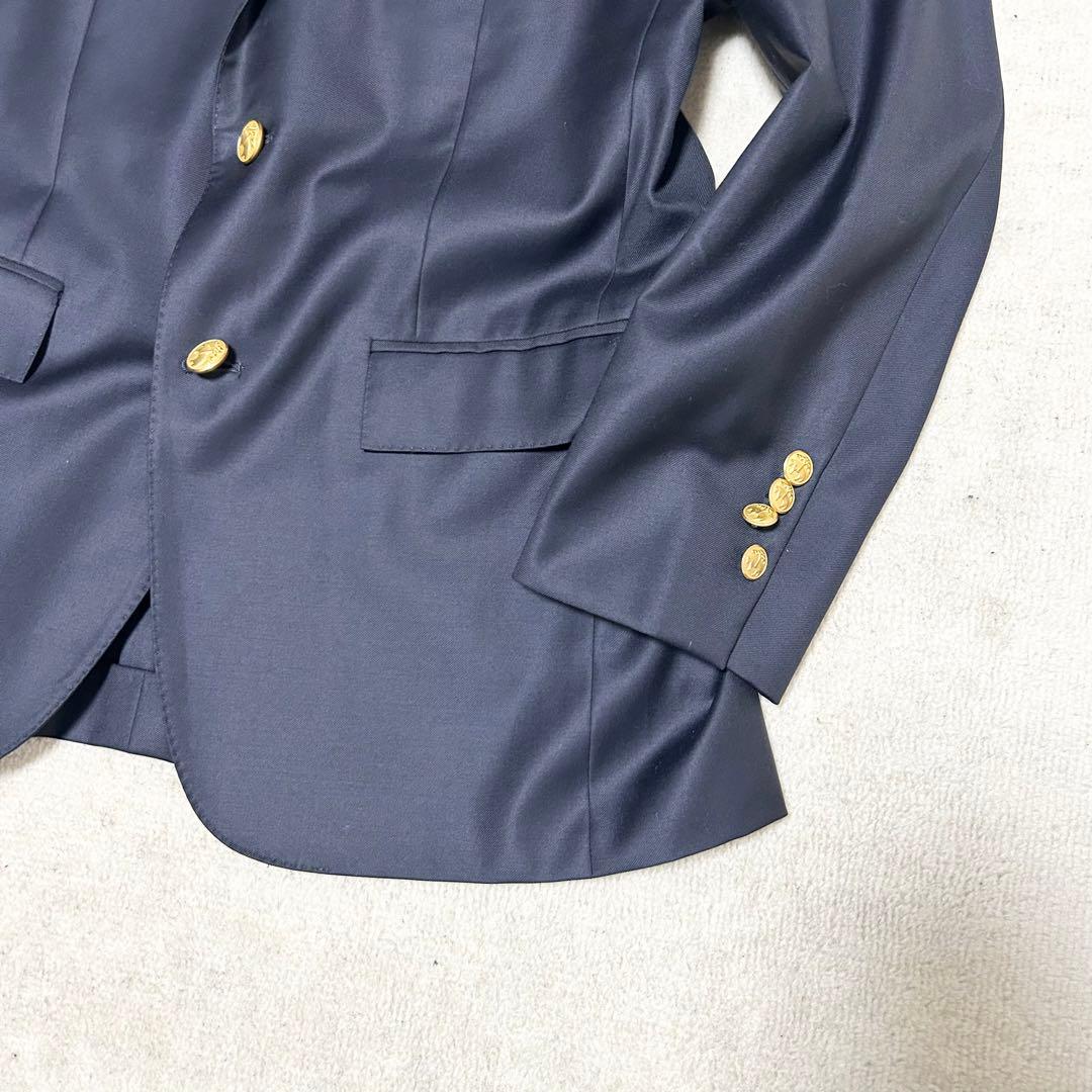 美品　ブルックスブラザーズ　カノニコ　紺ブレザー　テーラードジャケット　金ボタン