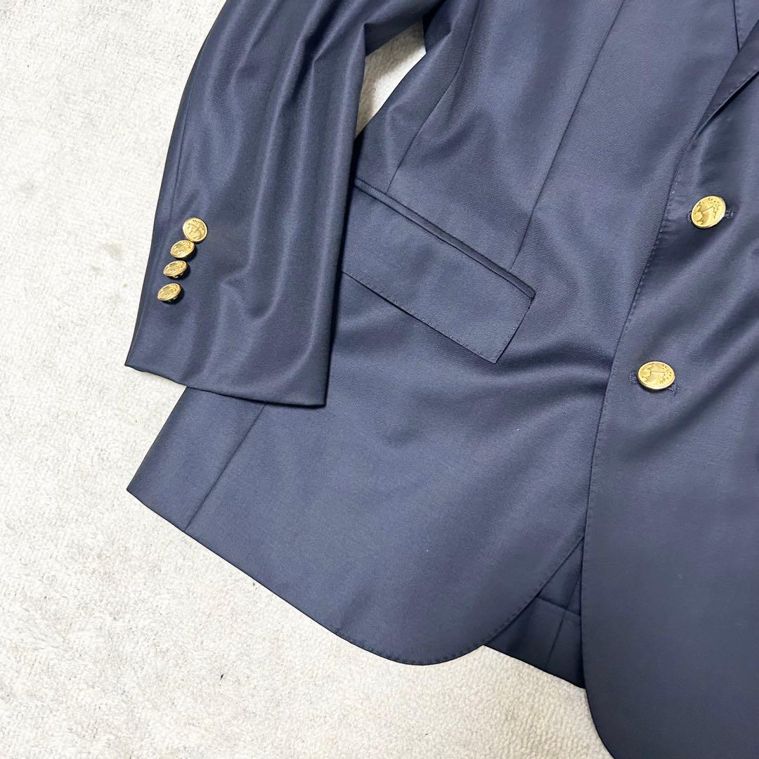 美品　ブルックスブラザーズ　カノニコ　紺ブレザー　テーラードジャケット　金ボタン