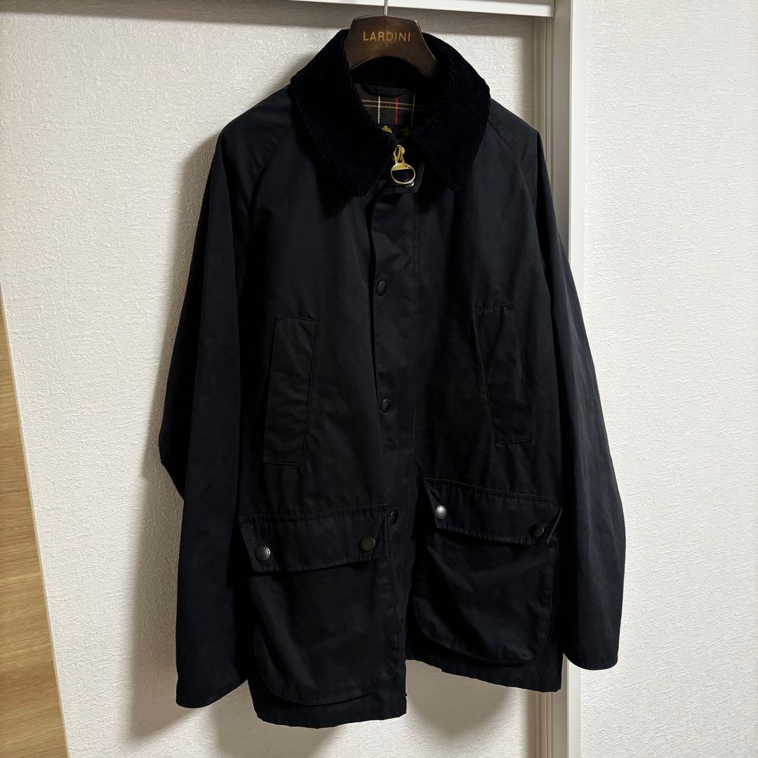 Barbour バブアー BEDALE SL PEACHEDビデイル 黒 40